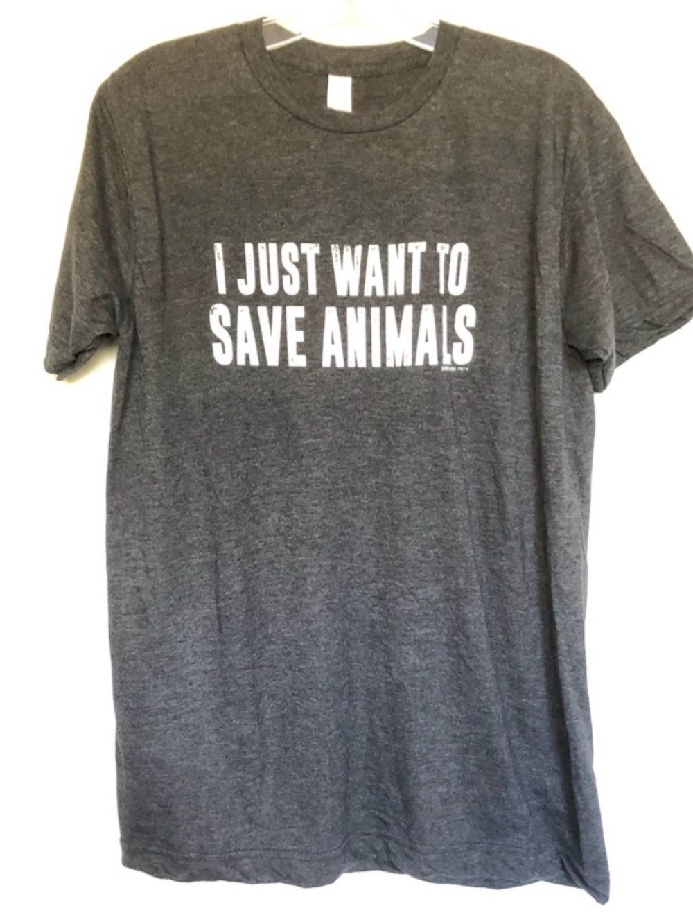 I Just Want To Save Animals t shirt soft tri